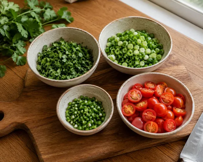 Prepare the Fresh Ingredients