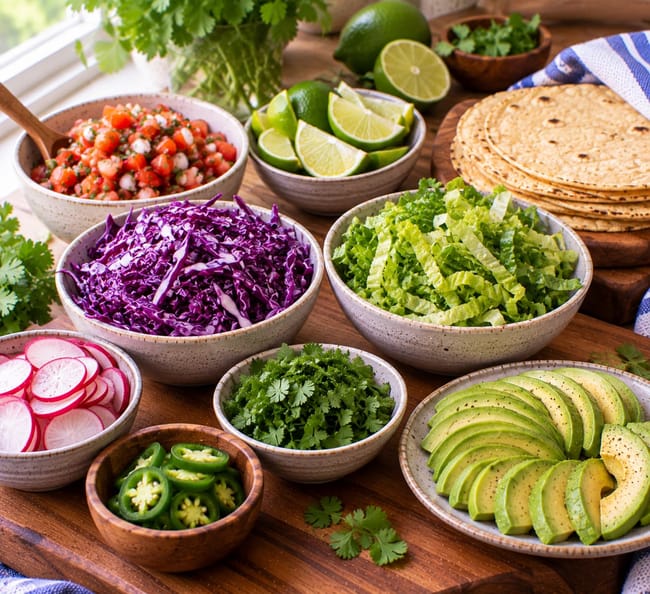 Prepare the Fresh Toppings
