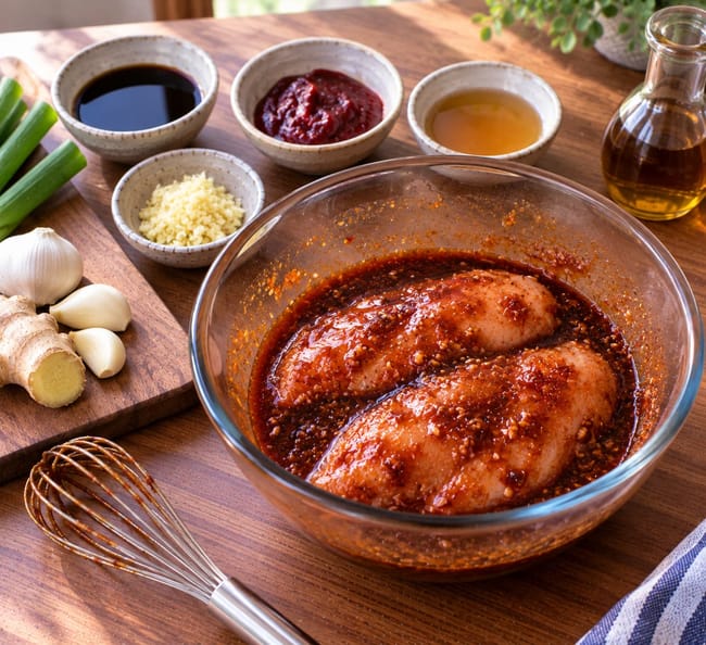 Prepare the Korean Marinade