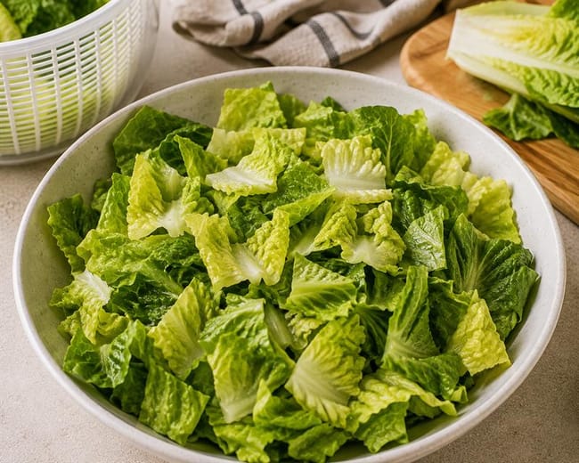 Prepare the romaine