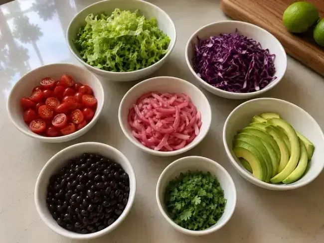 Prepare the Fresh Toppings