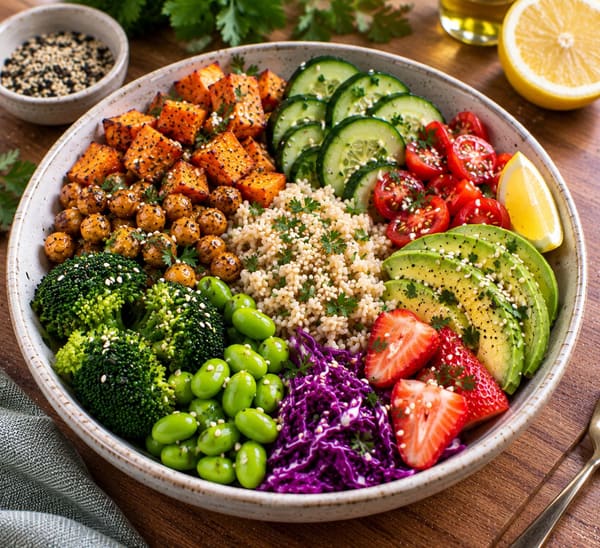 🌈 Rainbow Veggie Bento