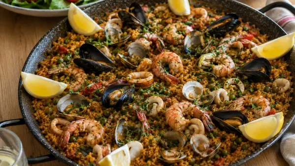 🥘 Protein-Rich Seafood Paella