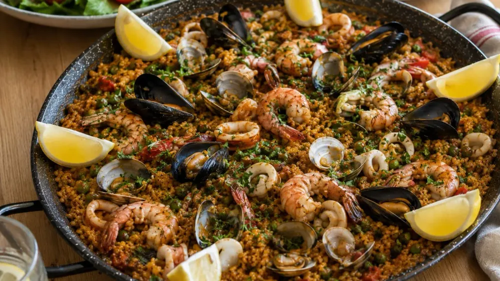 Protein-Rich Seafood Paella