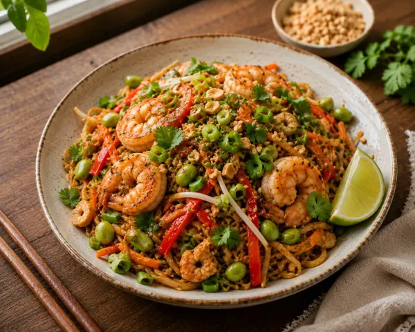 🍤 Balanced & Satisfying Shrimp Pad Thai