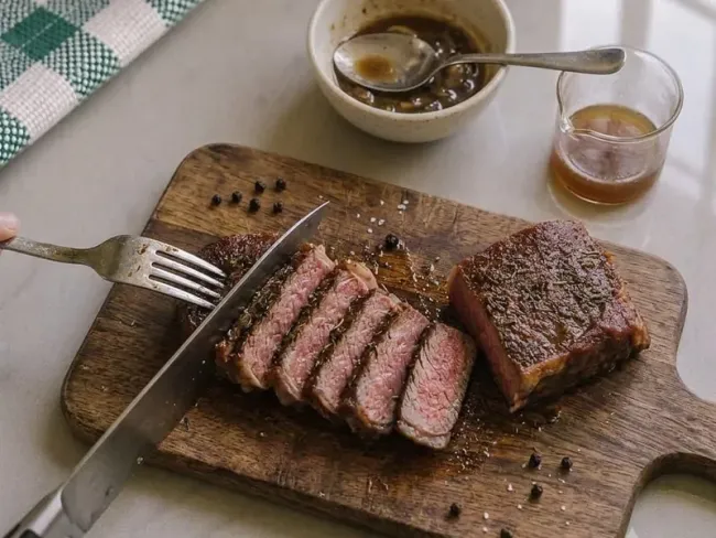Slice the Steak & Finish the Sauce