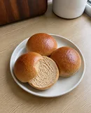 Whole Wheat Brioche Buns