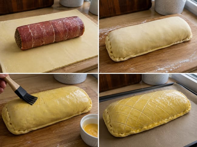 Wrap with the Puff Pastry
